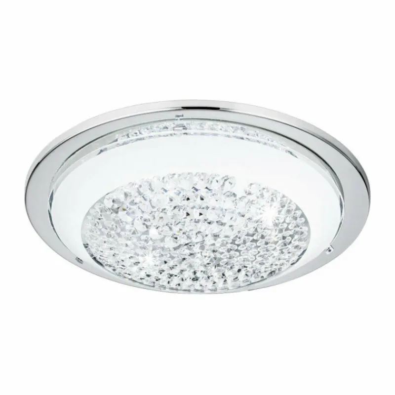 Luminaires Eglo Plafonnier Eglo ACOLLA LED Chrome, 1 lumière