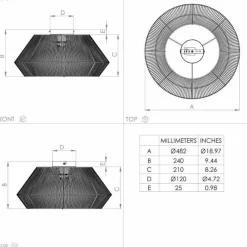 Style Boho-Chic-Luminaires Eglo Plafonnier Eglo ALDERNEY Noir, 1 lumière