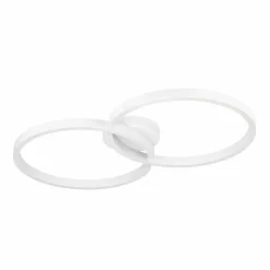 Luminaires Eglo Plafonnier Eglo AMANDOLO LED Blanc, 1 lumière, Télécommandes, Changeur de couleurs* Éclairage Led