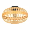 Lampes Vintages & Rétros-Luminaires Eglo Plafonnier Eglo AMSFIELD Noir, 1 lumière