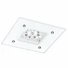 Luminaires Eglo Plafonnier Eglo BENALUA LED Aspect cristal, Blanc, 1 lumière