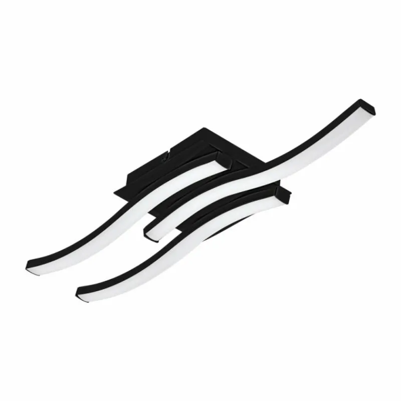 Luminaires Eglo Plafonnier Eglo CABEZAS LED Noir, 3 lumières* Éclairage Led