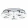 Luminaires Eglo Plafonnier Eglo CABO Chrome, 5 lumières