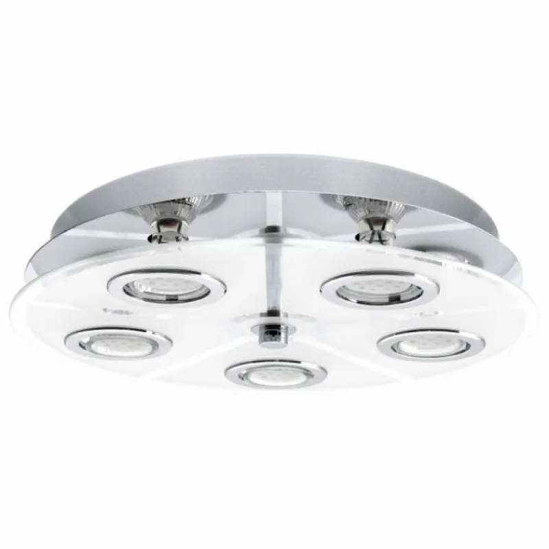 Luminaires Eglo Plafonnier Eglo CABO Chrome, 5 lumières