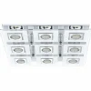 Luminaires Eglo Plafonnier Eglo CABO LED Chrome