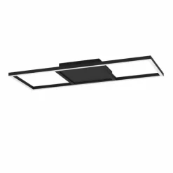 Luminaires Eglo Plafonnier Eglo CALAGRANO-Z LED Noir, 1 lumière, Changeur de couleurs