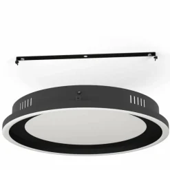 Luminaires Eglo Plafonnier Eglo CALAGRANO LED Noir, 2 lumières, Télécommandes* Éclairage Led