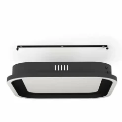 Luminaires Eglo Plafonnier Eglo CALAGRANO LED Noir, 2 lumières, Télécommandes* Éclairage Led