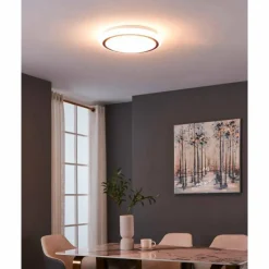 Luminaires Eglo Plafonnier Eglo CAPASSO LED Blanc, 1 lumière* Éclairage Led