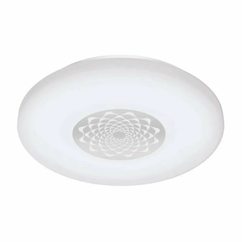 Luminaires Eglo Plafonnier Eglo CAPASSO-Z LED Blanc, 4 lumières, Changeur de couleurs