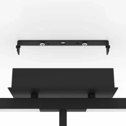 Luminaires Eglo Plafonnier Eglo CARDILLIO LED Noir, 5 lumières* Éclairage Led