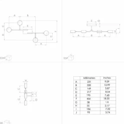 Luminaires Eglo Plafonnier Eglo CLAVELLINA LED Noir, 4 lumières* Éclairage Led