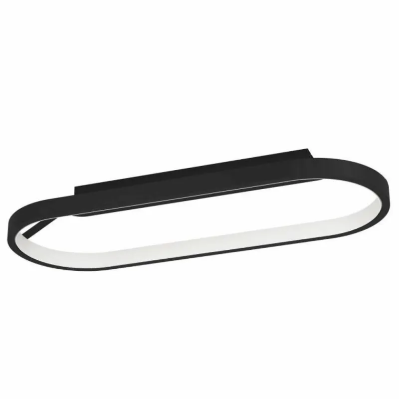 Luminaires Eglo Plafonnier Eglo CODRIALES LED Noir, 1 lumière* Éclairage Led