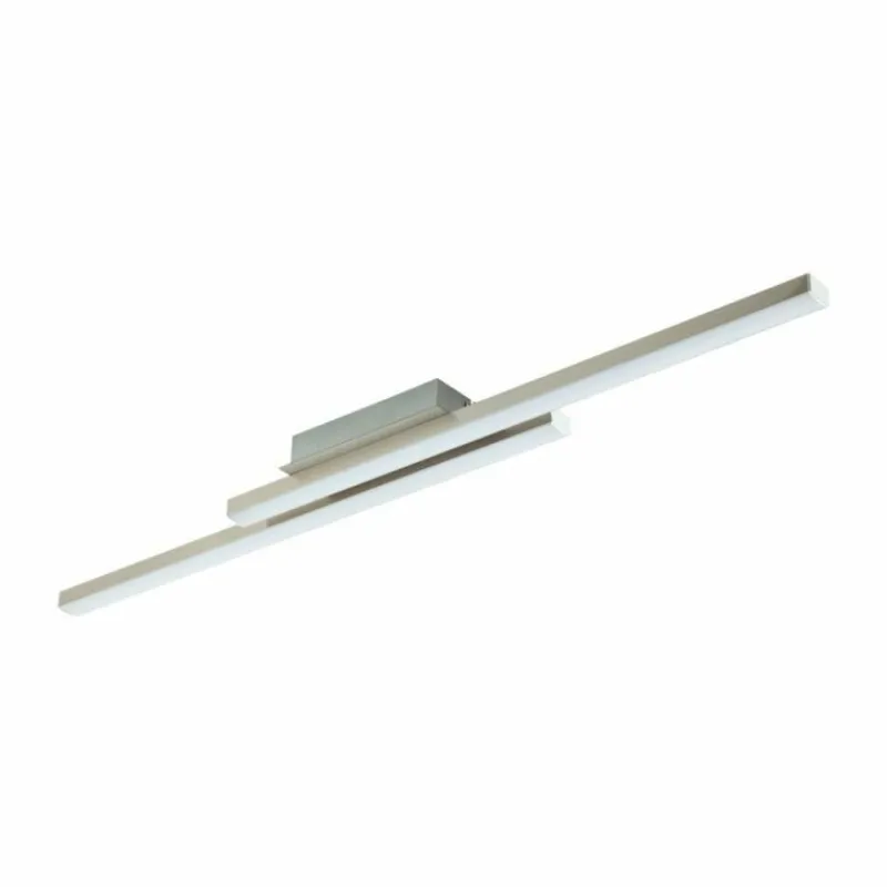 Luminaires Eglo Plafonnier Eglo CONNECT FRAIOLI-C LED Nickel mat, 2 lumières, Changeur de couleurs