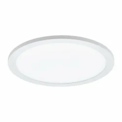 Luminaires Eglo Plafonnier Eglo CONNECT SARSINA-C LED Blanc, 1 lumière, Télécommandes, Changeur de couleurs