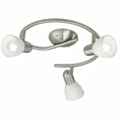 Luminaires Eglo Plafonnier Eglo DAKAR 1 Nickel mat