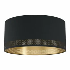 Lampes En Tissu-Luminaires Eglo Plafonnier Eglo ESTEPERRA Noir, 1 lumière