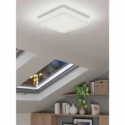 Luminaires Eglo Plafonnier Eglo FERENTINO LED Blanc, 1 lumière* Éclairage Led