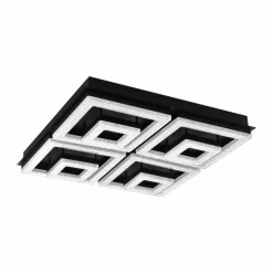 Luminaires Eglo Plafonnier Eglo FRADELO LED Noir, 1 lumière* Éclairage Led