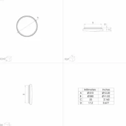 Luminaires Eglo Plafonnier Eglo FRANIA-S LED Blanc, 1 lumière* Éclairage Led