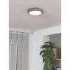 Luminaires Eglo Plafonnier Eglo FUEVA LED Nickel mat, 1 lumière* Éclairage Led