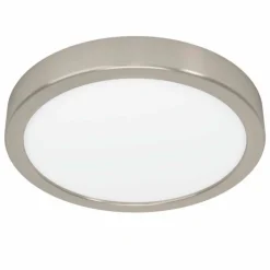 Luminaires Eglo Plafonnier Eglo FUEVA LED Nickel mat, 1 lumière* Éclairage Led