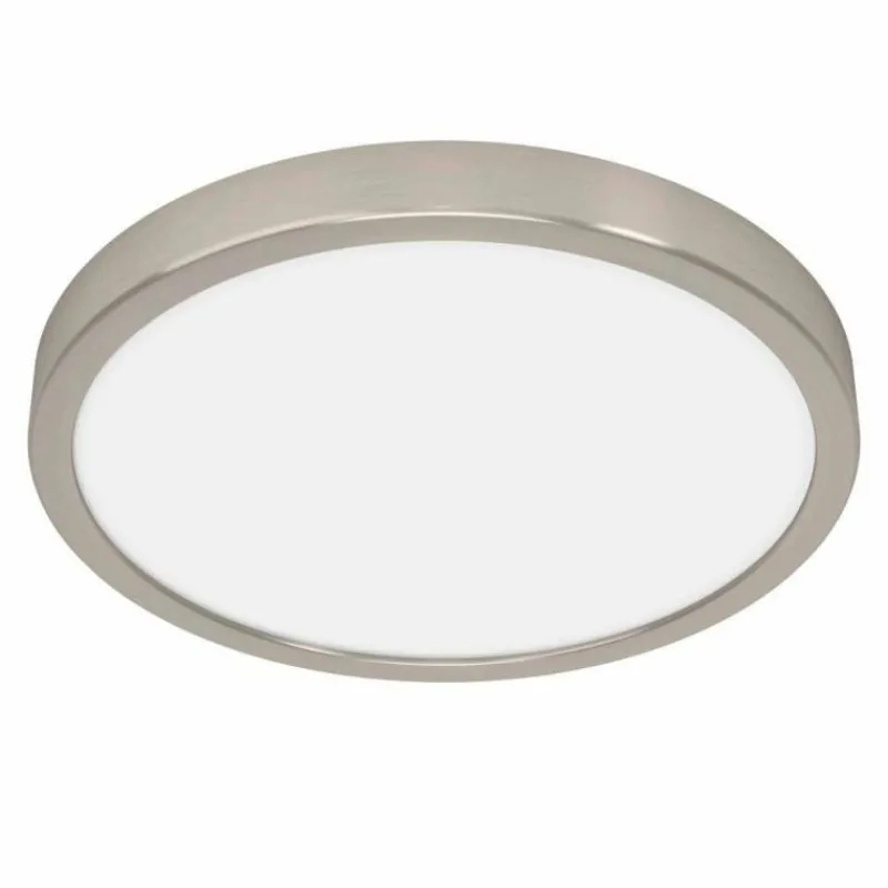Luminaires Eglo Plafonnier Eglo FUEVA LED Nickel mat, 1 lumière* Éclairage Led