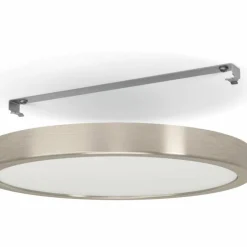 Luminaires Eglo Plafonnier Eglo FUEVA LED Nickel mat, 1 lumière* Éclairage Led