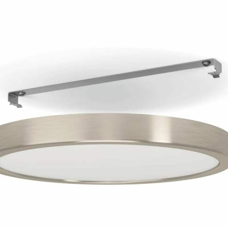 Luminaires Eglo Plafonnier Eglo FUEVA LED Nickel mat, 1 lumière* Éclairage Led