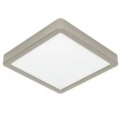 Luminaires Eglo Plafonnier Eglo FUEVA LED Nickel mat, 1 lumière* Éclairage Led