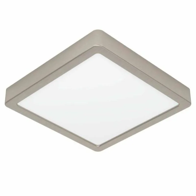 Luminaires Eglo Plafonnier Eglo FUEVA LED Nickel mat, 1 lumière* Éclairage Led