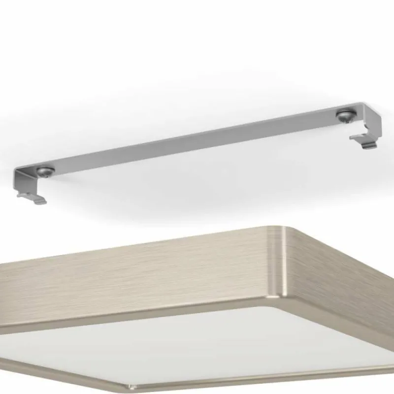 Luminaires Eglo Plafonnier Eglo FUEVA LED Nickel mat, 1 lumière* Éclairage Led