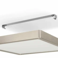 Luminaires Eglo Plafonnier Eglo FUEVA LED Nickel mat, 1 lumière* Éclairage Led