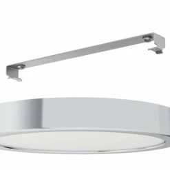 Luminaires Eglo Plafonnier Eglo FUEVA LED Chrome, 1 lumière* Éclairage Led