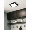 Luminaires Eglo Plafonnier Eglo FUEVA LED Noir, 1 lumière* Éclairage Led
