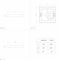 Luminaires Eglo Plafonnier Eglo FUEVA LED Chrome, 1 lumière* Éclairage Led