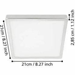 Luminaires Eglo Plafonnier Eglo FUEVA LED Blanc, 1 lumière* Éclairage Led