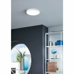 Luminaires Eglo Plafonnier EGLO FUEVA-A LED Blanc, 1 lumière, Télécommandes* Éclairage Led