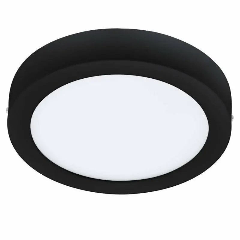 Luminaires Eglo Plafonnier Eglo FUEVA-Z LED Noir, 1 lumière* Éclairage Led