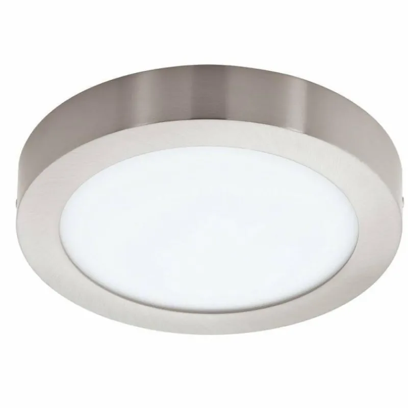 Luminaires Eglo Plafonnier Eglo FUEVA-Z LED Nickel mat, 1 lumière* Éclairage Led