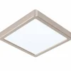 Luminaires Eglo Plafonnier Eglo FUEVA-Z LED Nickel mat, 1 lumière* Éclairage Led