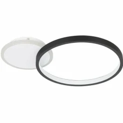 Luminaires Eglo Plafonnier Eglo GAFARES LED Noir, Blanc, 1 lumière* Éclairage Led