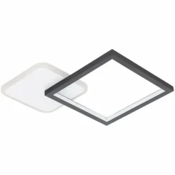 Luminaires Eglo Plafonnier Eglo GAFARES LED Noir, Blanc, 1 lumière* Éclairage Led