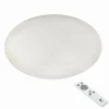Luminaires Eglo Plafonnier Eglo GIRON LED Blanc, 1 lumière, Télécommandes* Éclairage Led
