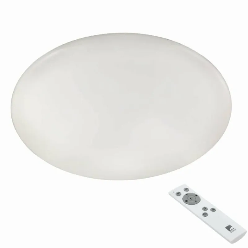 Luminaires Eglo Plafonnier Eglo GIRON LED Blanc, 1 lumière, Télécommandes* Éclairage Led