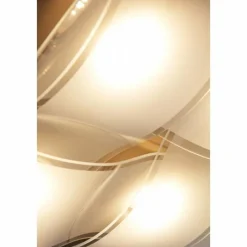 Luminaires Eglo Plafonnier Eglo GUADIANO LED Nickel mat, 4 lumières