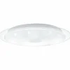 Luminaires Eglo Plafonnier EGLO LANCIANO LED Transparent, Blanc, 1 lumière, Télécommandes* Éclairage Led