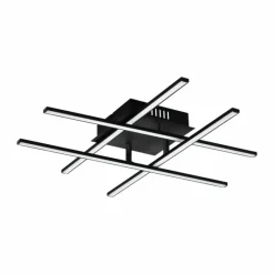Luminaires Eglo Plafonnier Eglo LASANA LED Noir, 1 lumière* Éclairage Led