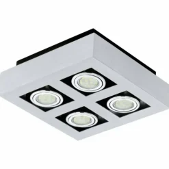 Luminaires Eglo Plafonnier Eglo LOKE 1 Aluminium* Plafonniers