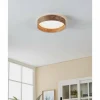 Style Boho-Chic-Luminaires Eglo Plafonnier Eglo LUPPINERIA LED Sable, Blanc, 1 lumière